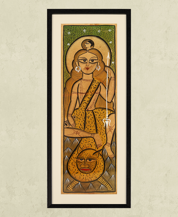 Kalighat Art – Lord Shiva